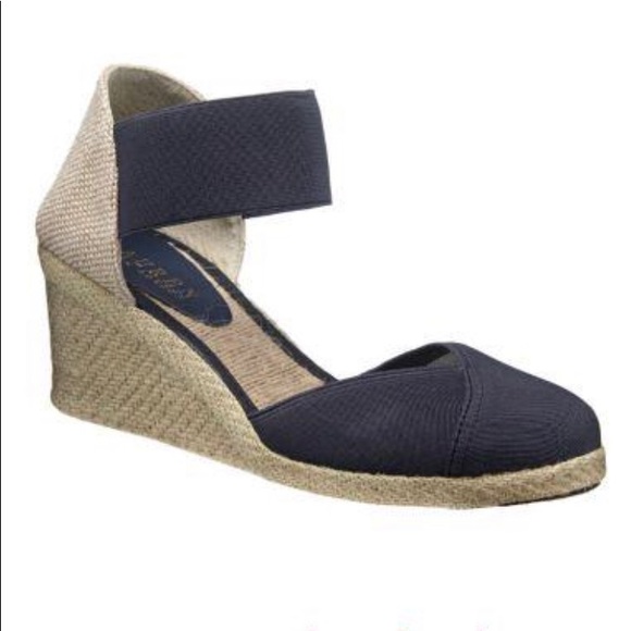 ralph lauren espadrille wedges closed toe